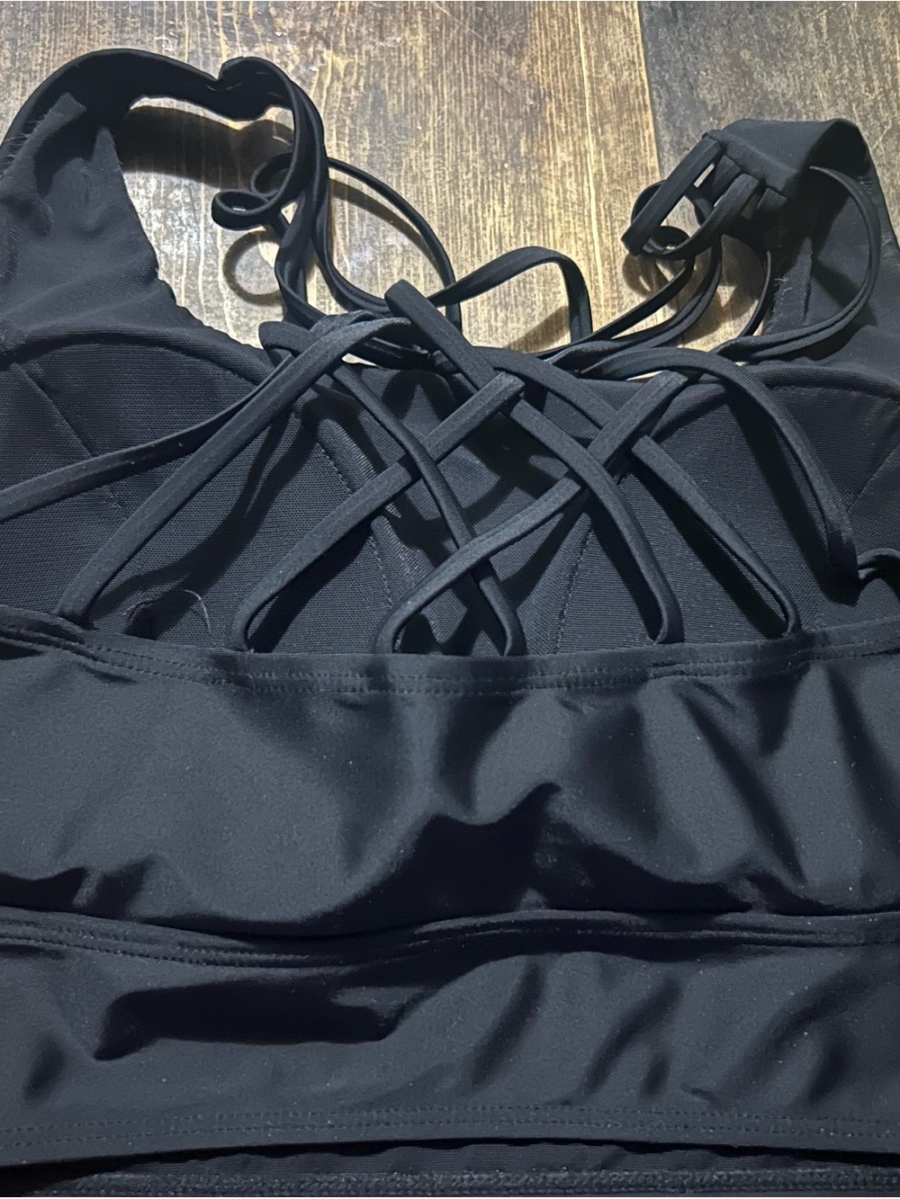 Torrid  Size 1 Back Sports Bra With Padding And Strappy Back - Picture 2 of 4
